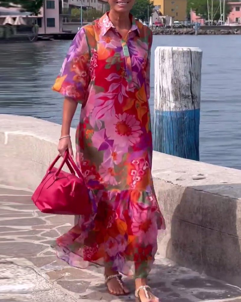 Tasia | Graceful Vibrant Dress