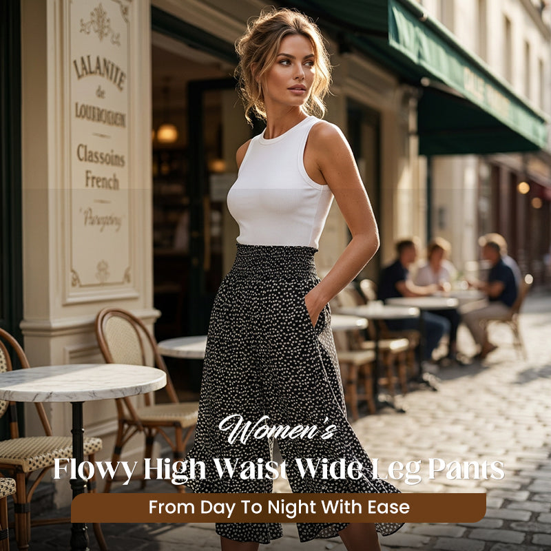 Augusta | Flowy Wide Leg Trousers