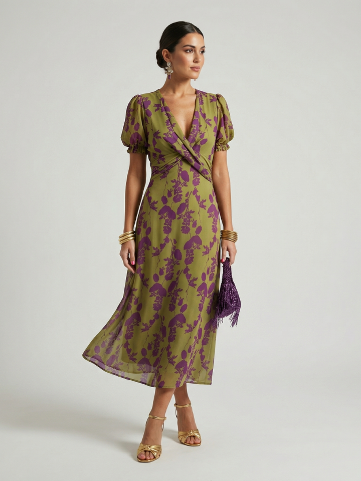 Astoria | Relaxed Floral Midi Dress