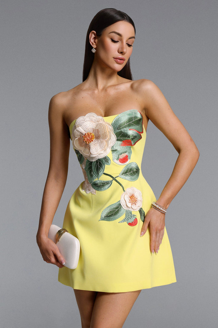 Tanith | Elegant Floral Dress
