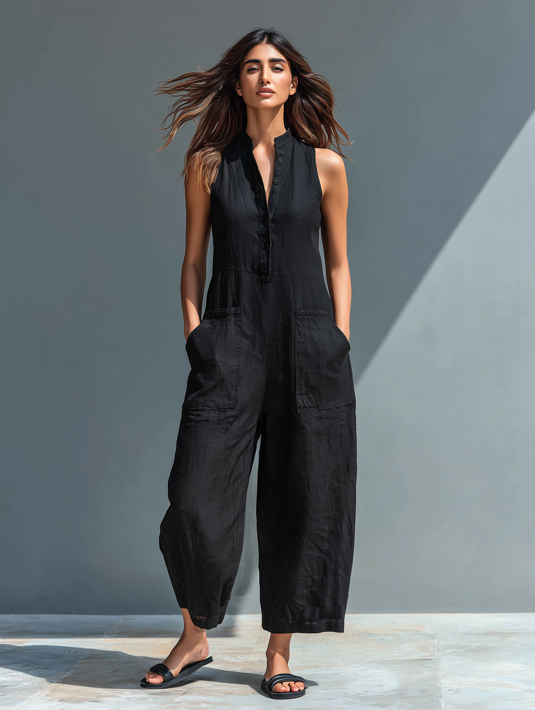 Lucille | Elegant Sleeveless Jumpsuit