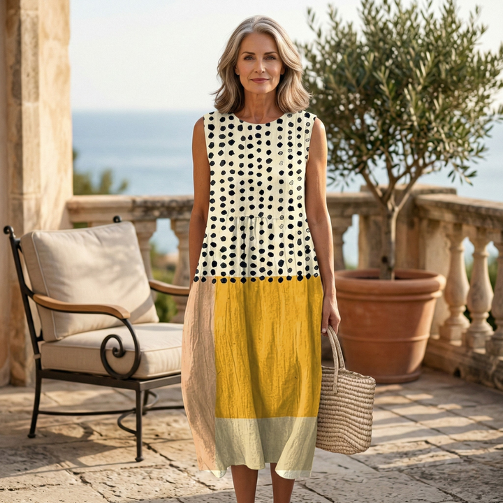 Iona | Sleeveless Midi Dress