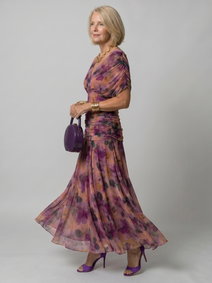 Zenobia | Off Shoulder Midi Dress