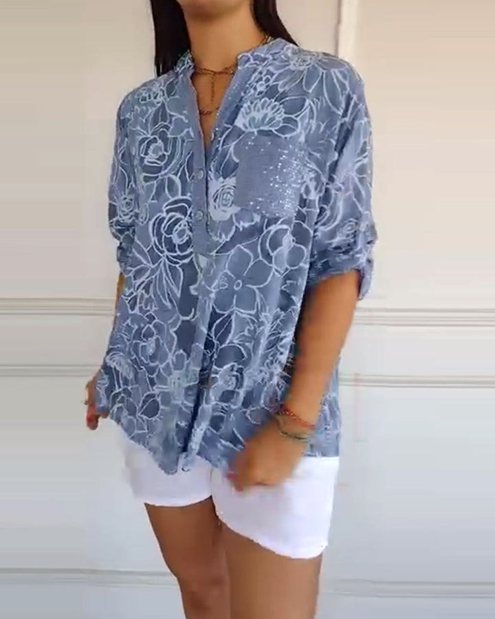 Sade | Elegant Bloom Blouse