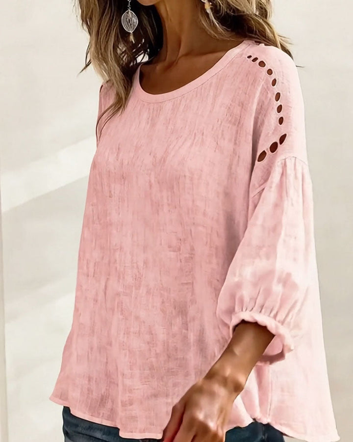 Maxima | Breezy Embroidered Top