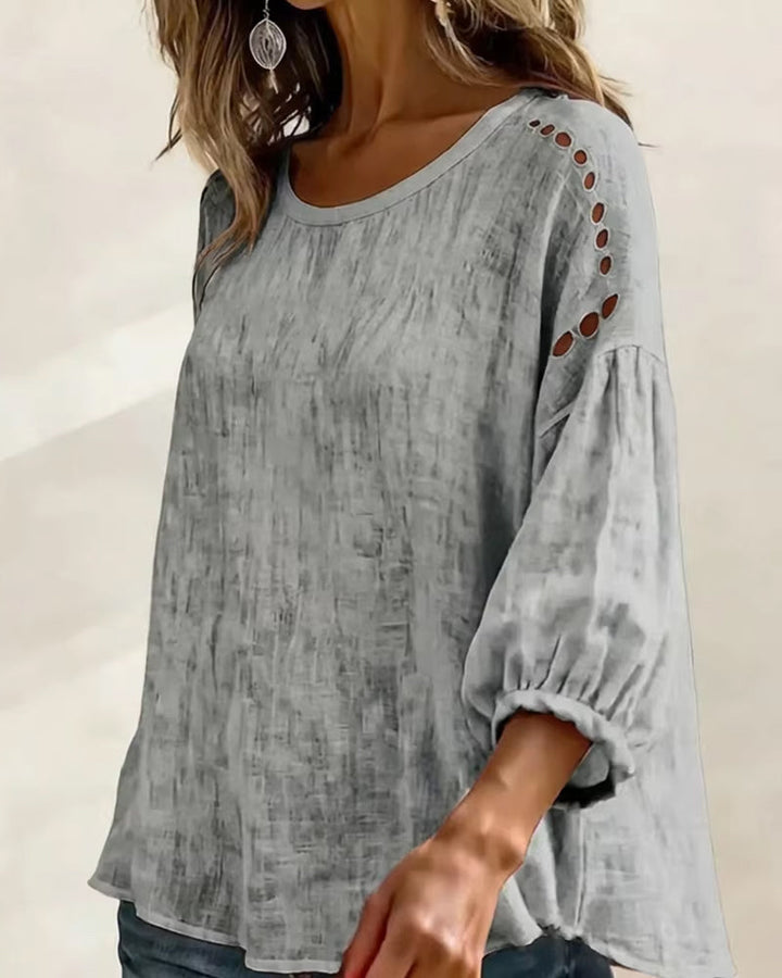 Maxima | Breezy Embroidered Top
