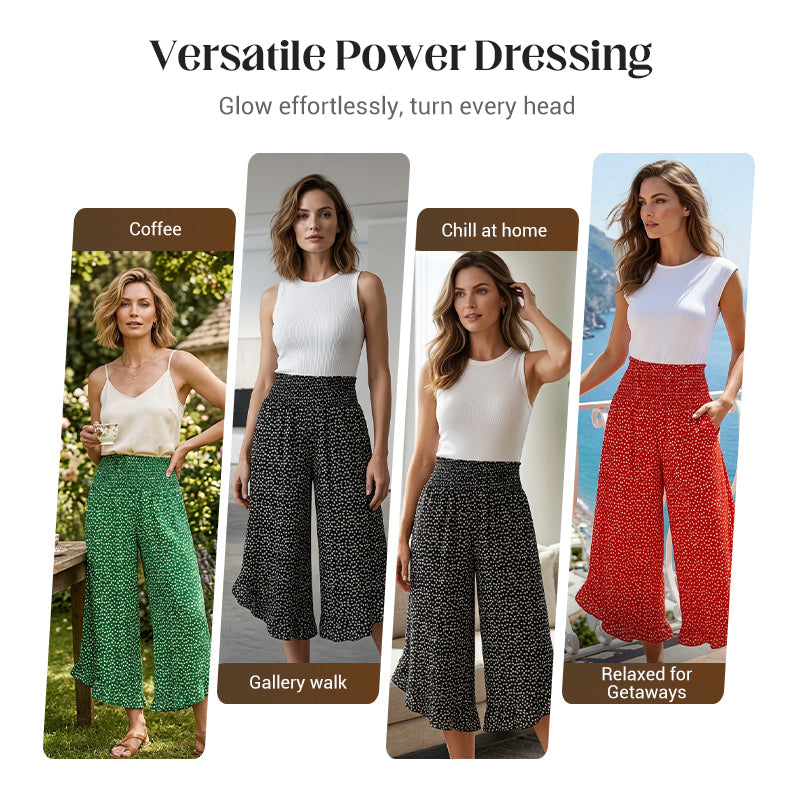 Augusta | Flowy Wide Leg Trousers
