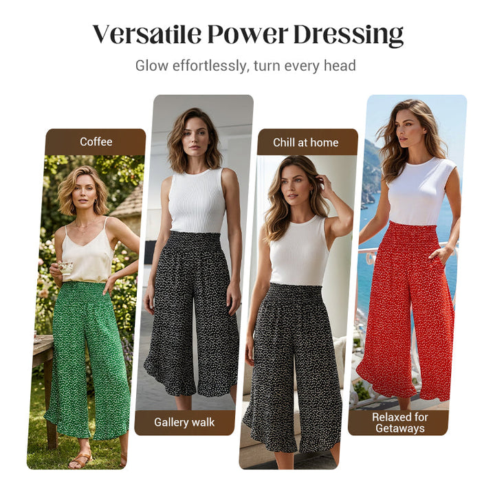 Augusta | Flowy Wide Leg Trousers