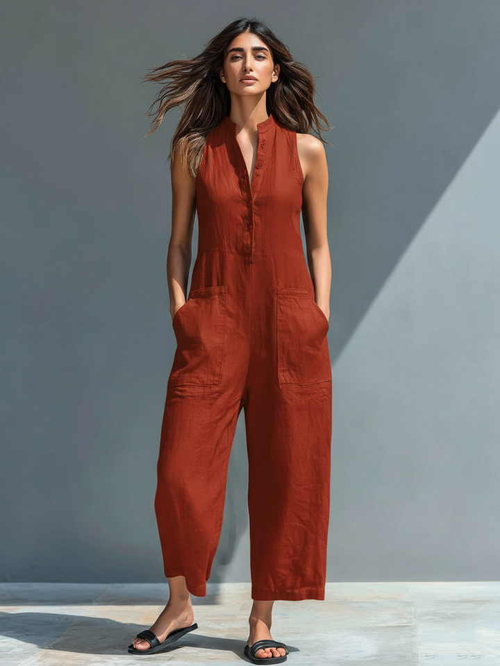 Lucille | Elegant Sleeveless Jumpsuit