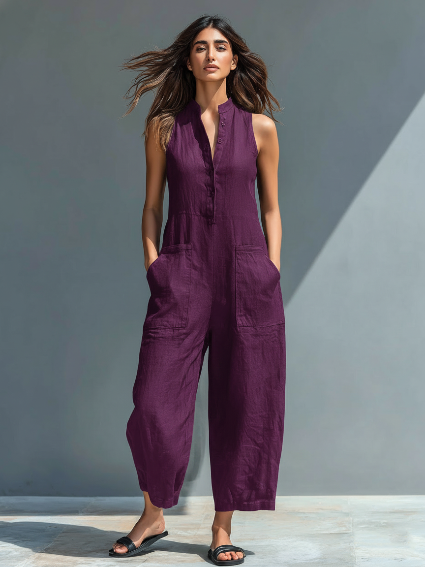 Lucille | Elegant Sleeveless Jumpsuit