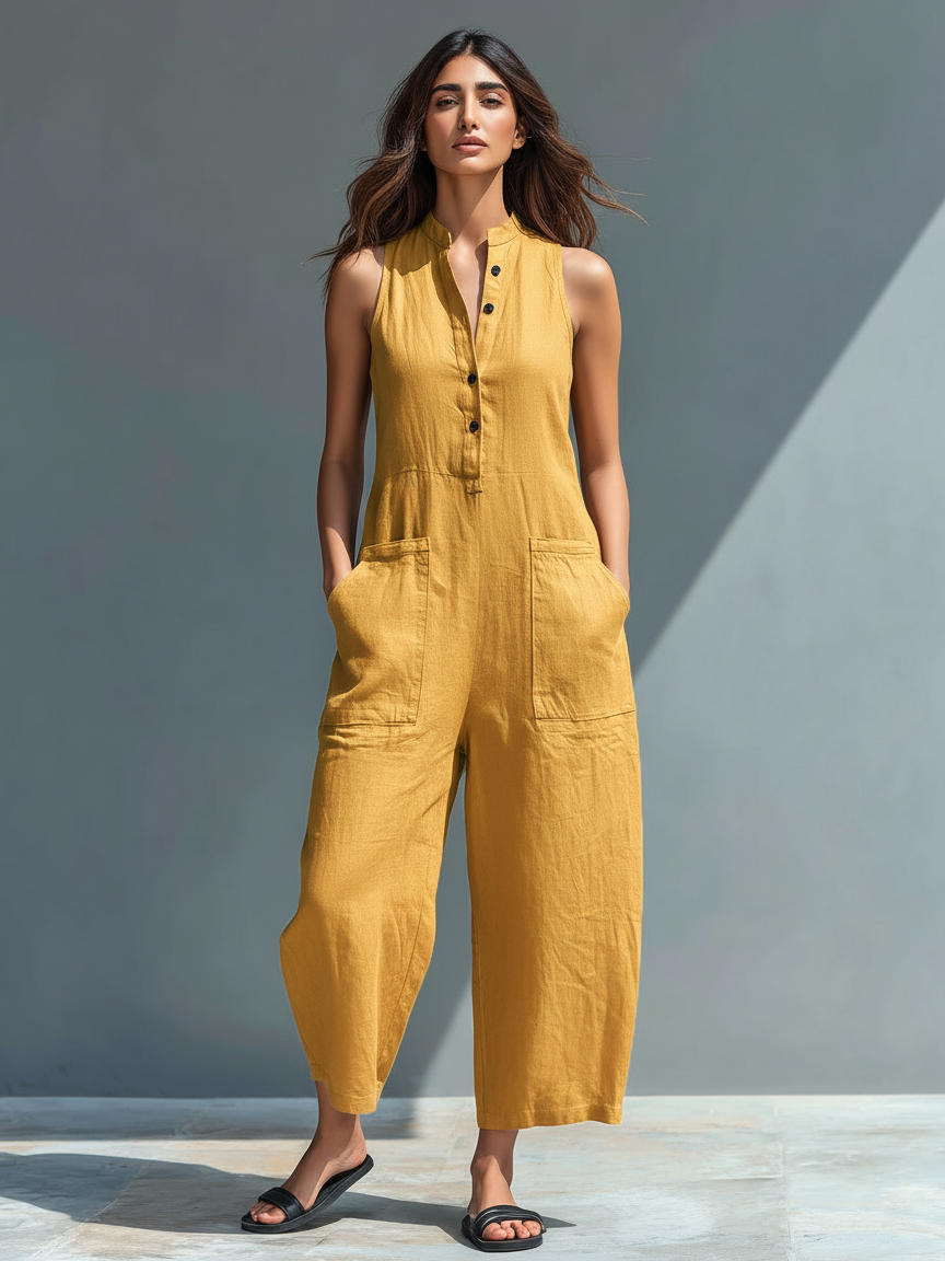 Lucille | Elegant Sleeveless Jumpsuit