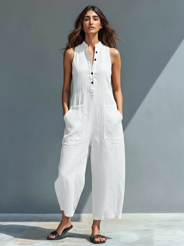 Lucille | Elegant Sleeveless Jumpsuit