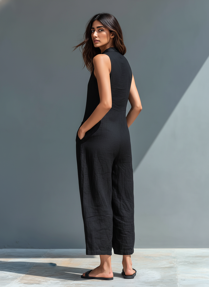 Lucille | Elegant Sleeveless Jumpsuit