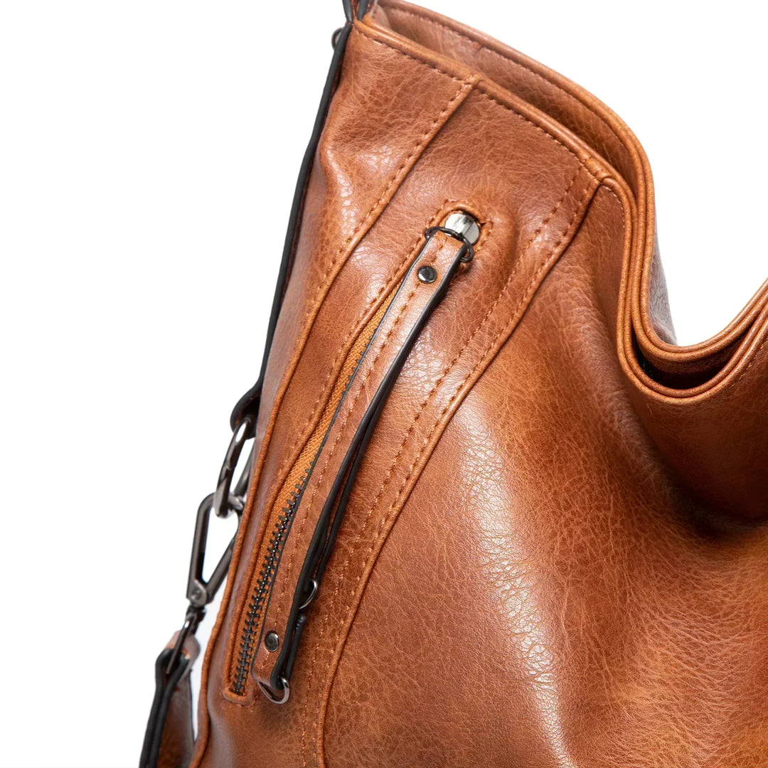 Evening Glow | Luxe Leather Bag