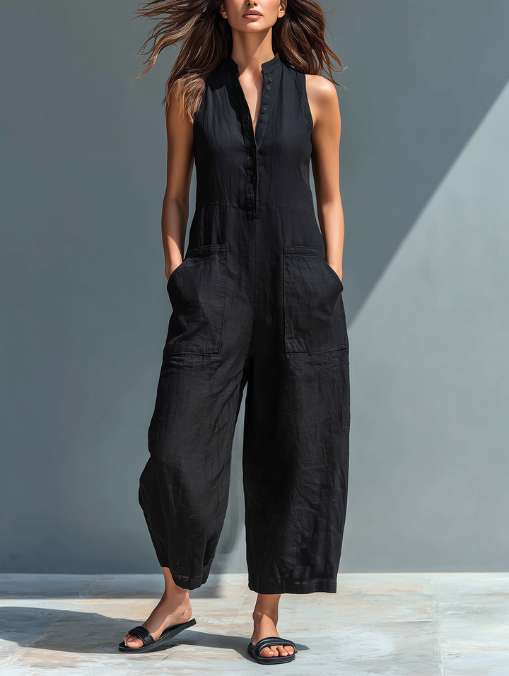 Lucille | Elegant Sleeveless Jumpsuit