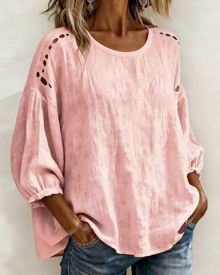 Maxima | Breezy Embroidered Top