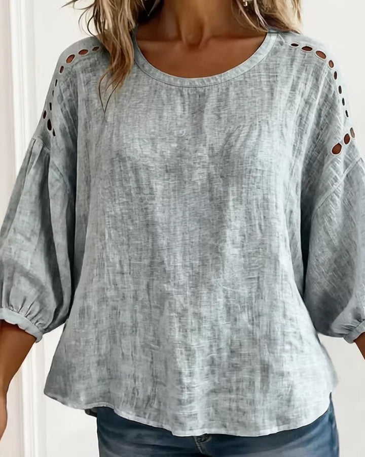 Maxima | Breezy Embroidered Top