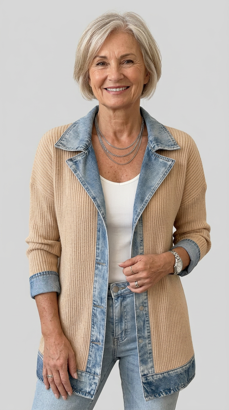 Walburga | Textured Knit Jacket