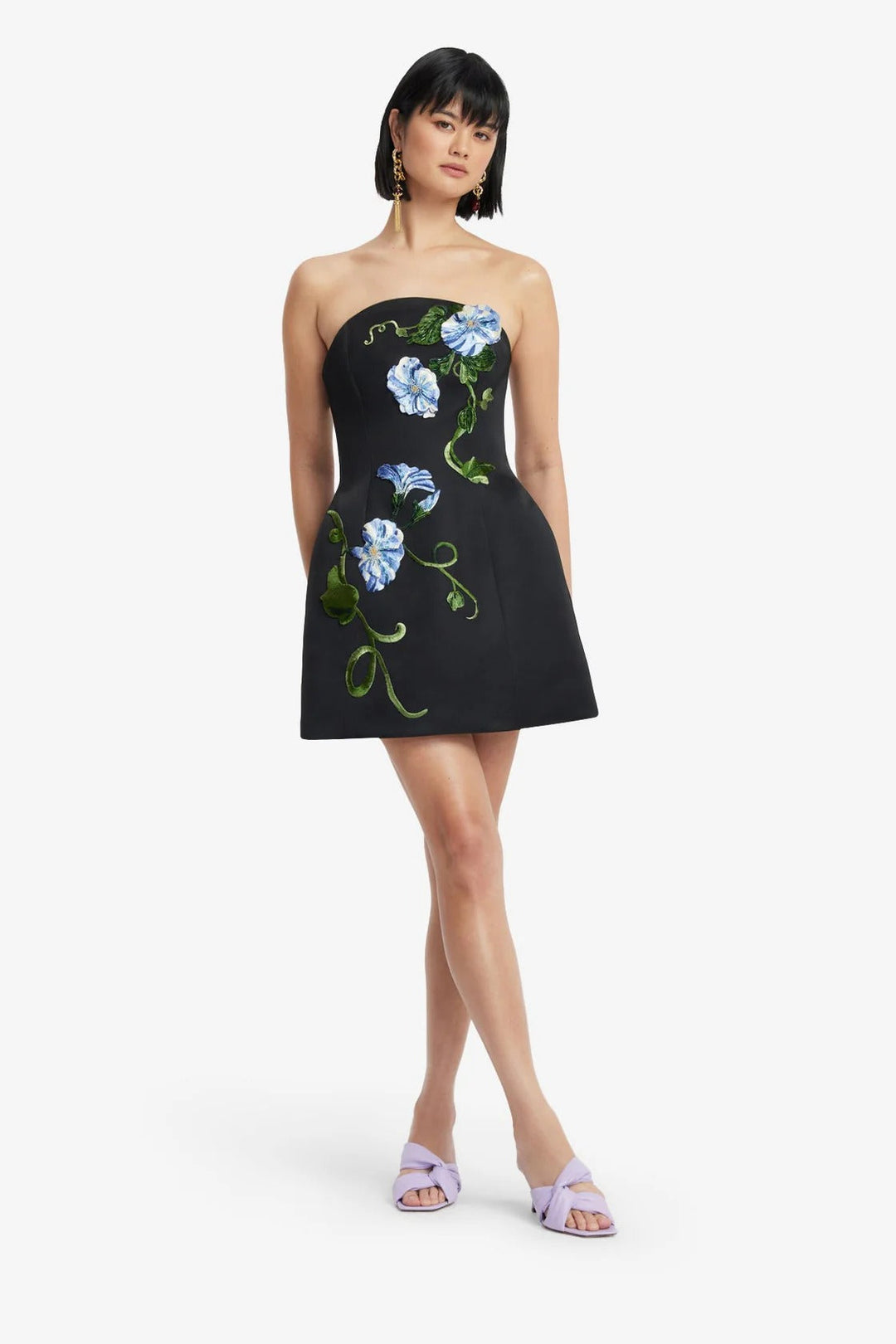 Romilda | Elegant Floral Mini Dress