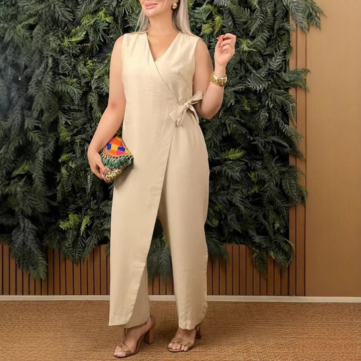 Malena | Casual Tied Jumpsuit