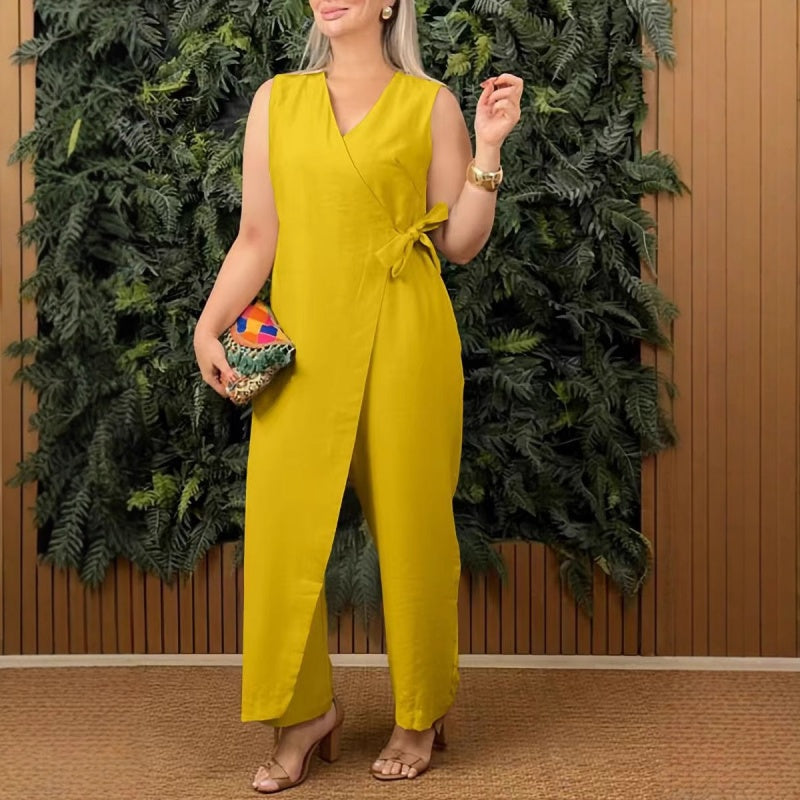 Malena | Casual Tied Jumpsuit