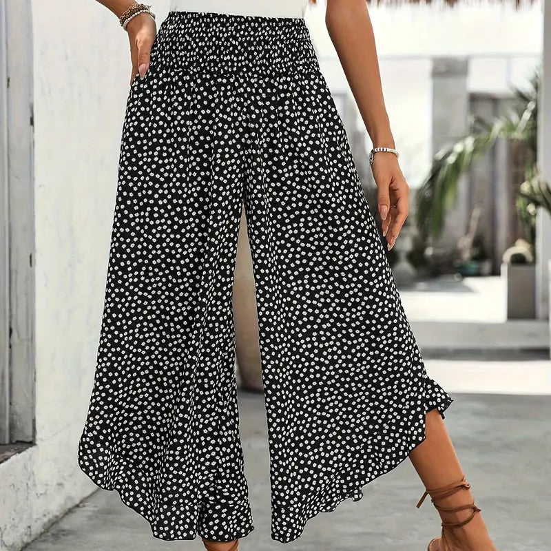Augusta | Flowy Wide Leg Trousers